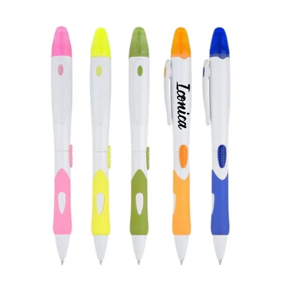 Multi-Purpose Dual-Ended Highlighter Marker Tip Pen