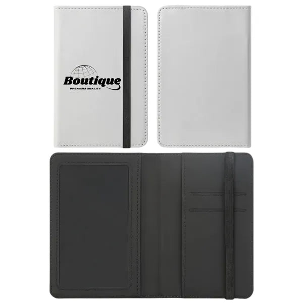 Leather Passport Cover Travel Document Card Holders