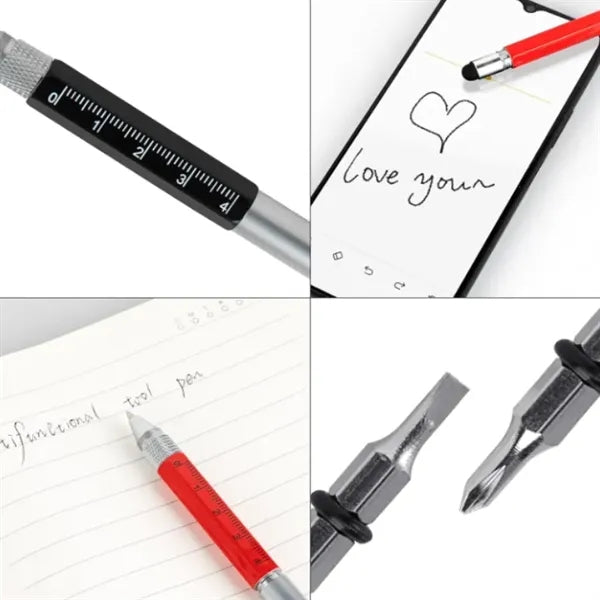 Metal Tool Pen Multi-Function with Carabiner
