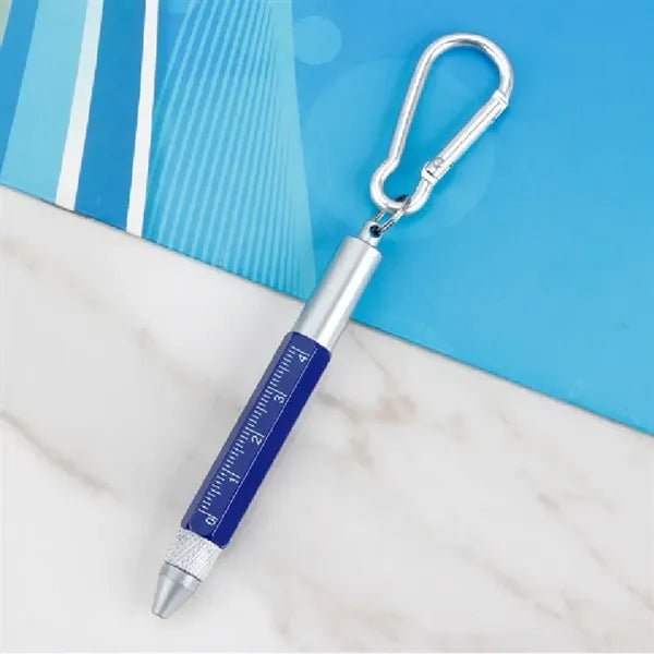 Metal Tool Pen Multi-Function with Carabiner