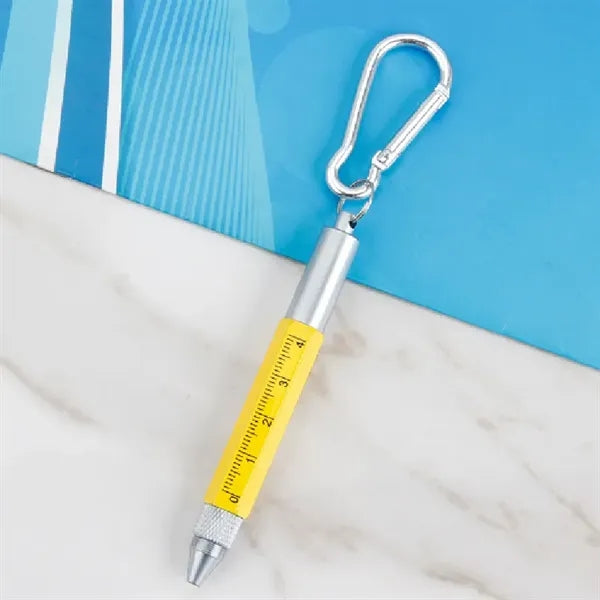 Metal Tool Pen Multi-Function with Carabiner