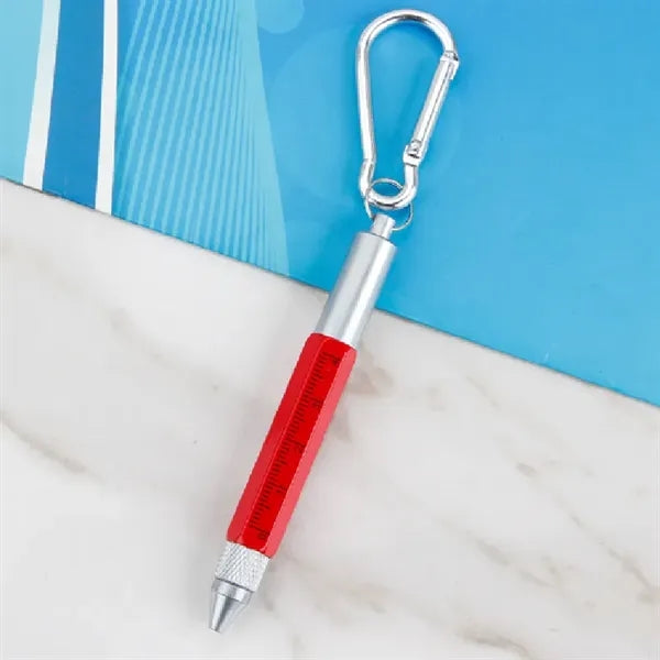Metal Tool Pen Multi-Function with Carabiner