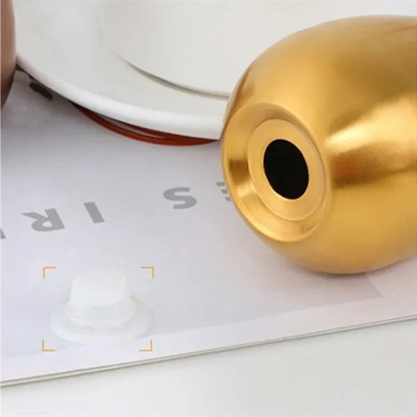 Stainless Steel Egg-Shaped Upright Spice Bottle