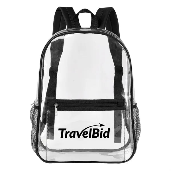 Heavy Duty Security Clear PVC School Backpack(Ocean)