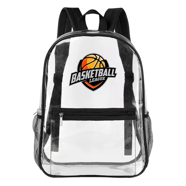 Heavy Duty Security Clear PVC School Backpack(Ocean)
