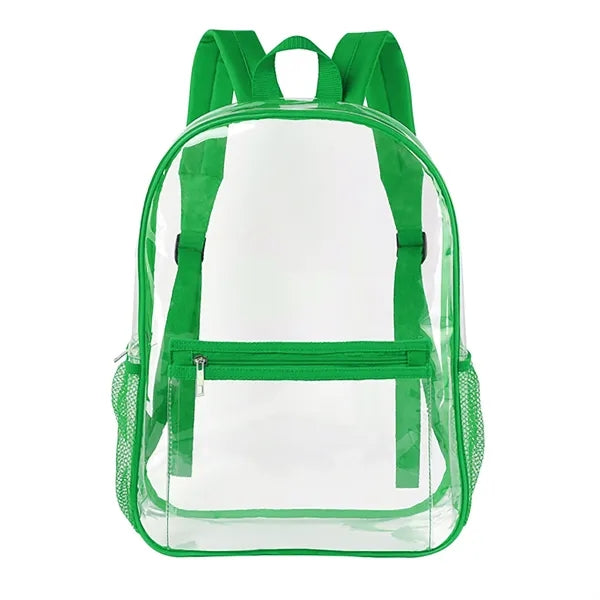 Heavy Duty Security Clear PVC School Backpack(Ocean)