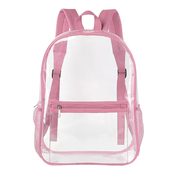 Heavy Duty Security Clear PVC School Backpack(Ocean)