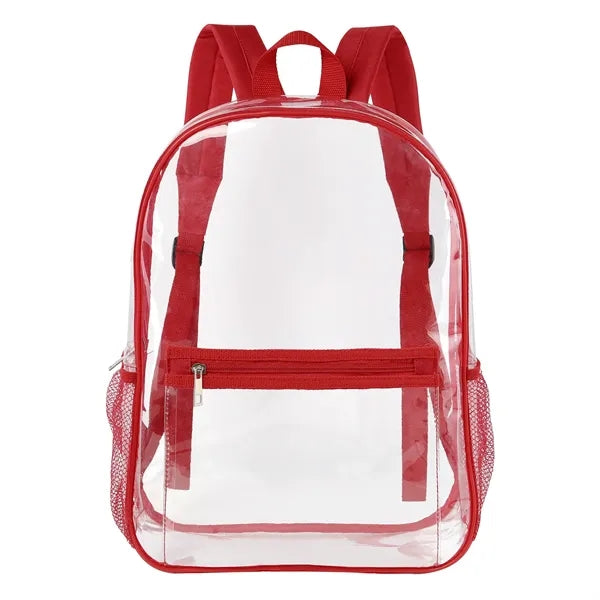 Heavy Duty Security Clear PVC School Backpack(Ocean)