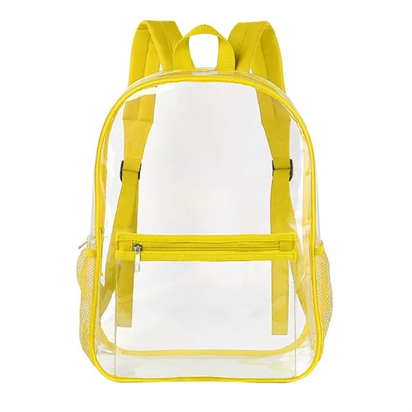 Heavy Duty Security Clear PVC School Backpack(Ocean)
