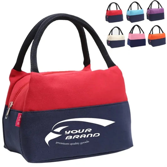 Waterproof Canvas Insulated Lunch Bag