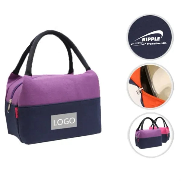Waterproof Canvas Insulated Lunch Bag