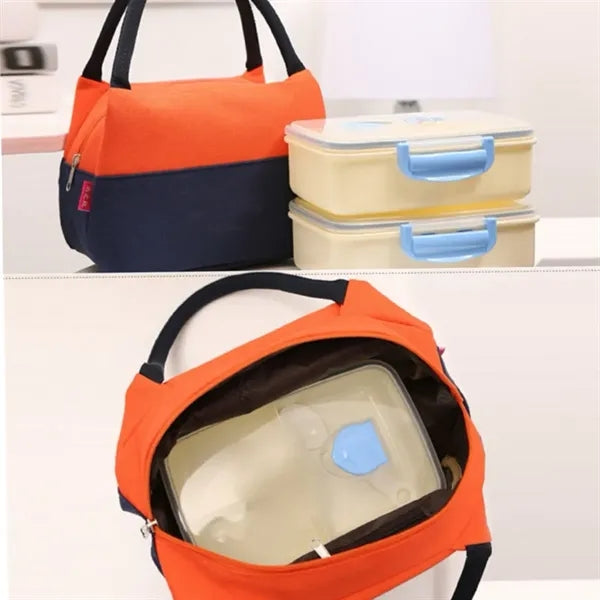 Waterproof Canvas Insulated Lunch Bag