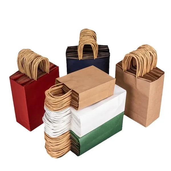 Coloured Kraft Paper Tote Bag