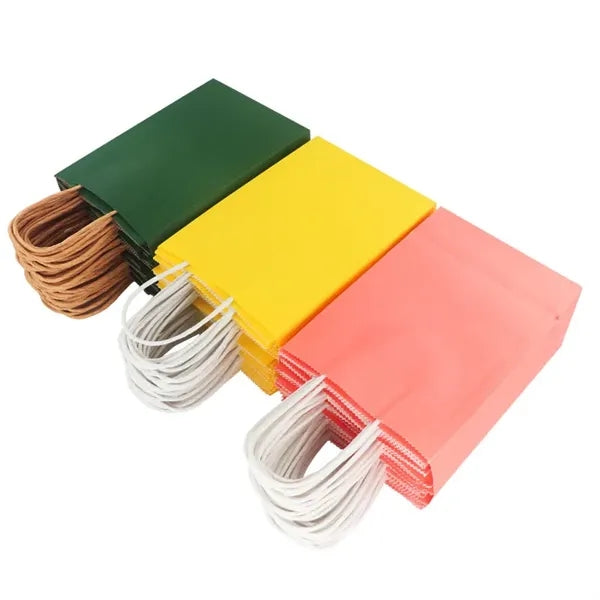 Coloured Kraft Paper Tote Bag