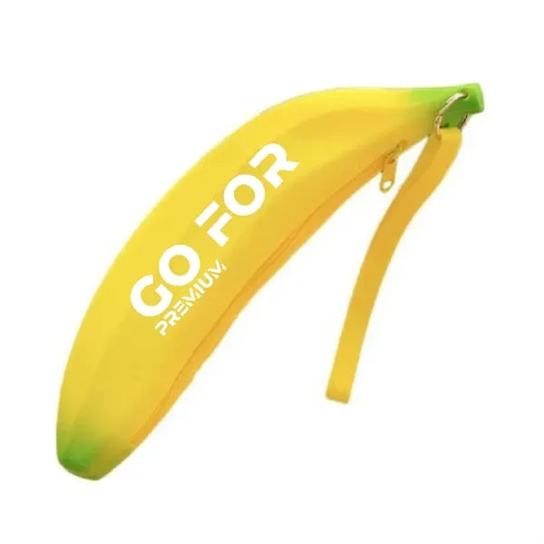 Generic Cute Silicone Banana Coin Pencil Case