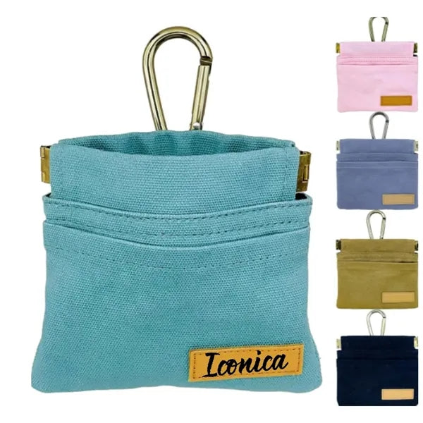 Hand Free Dog Training Treat Bag with Carabiner
