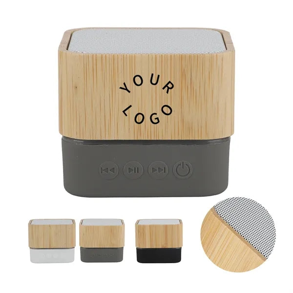 Classic Bamboo Bluetooth Speaker with Stereo Sound