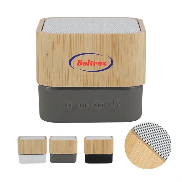 Classic Bamboo Bluetooth Speaker with Stereo Sound