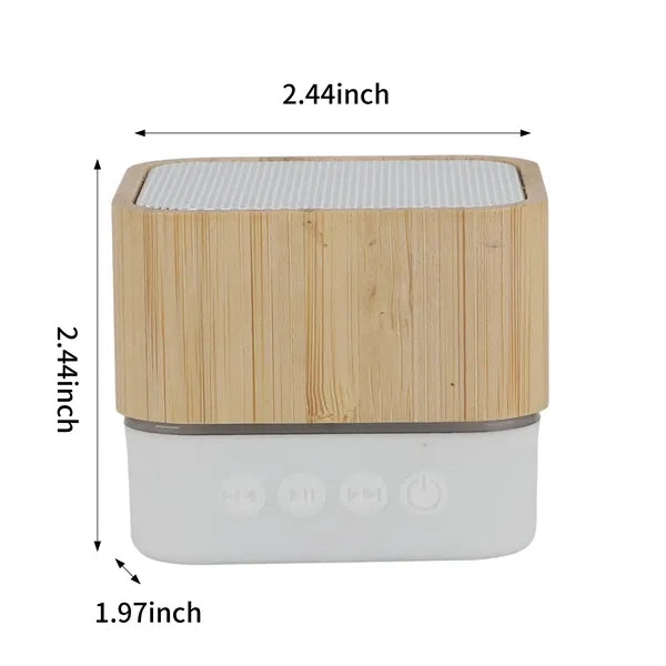 Classic Bamboo Bluetooth Speaker with Stereo Sound