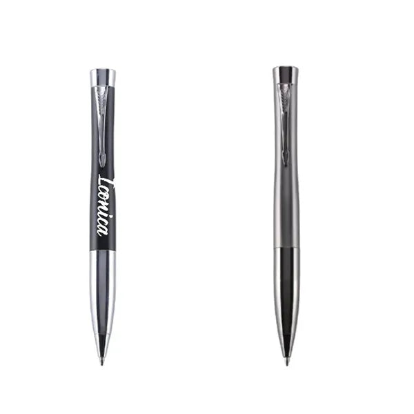 Twist Ballpoint Pen with Chrome Trim