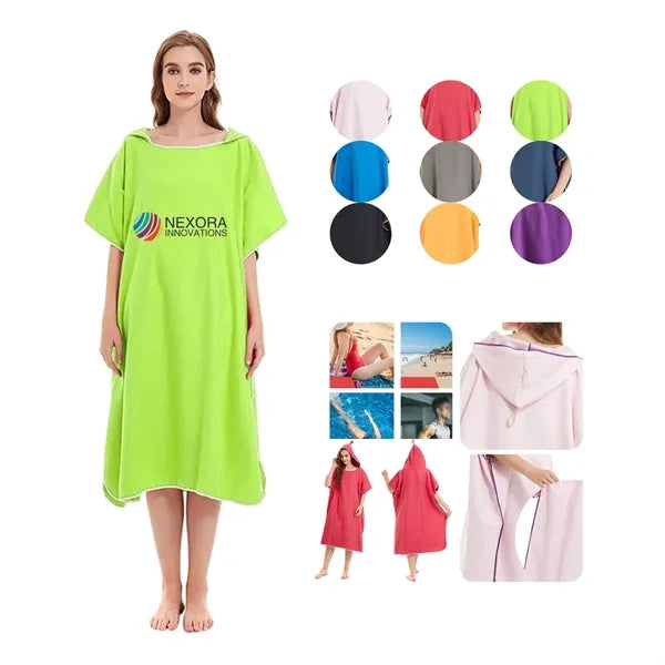 Solid Color Adult Poncho