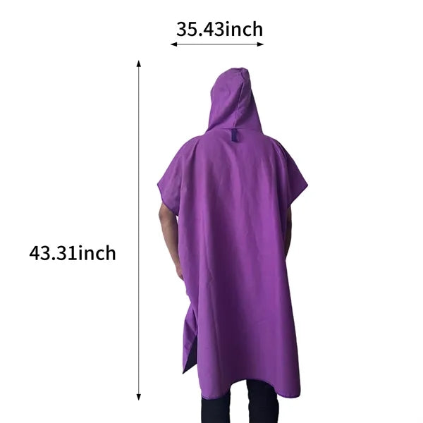 Solid Color Adult Poncho