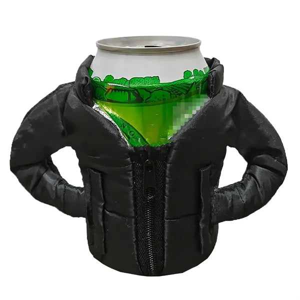 Jacket-shaped Can Cooler