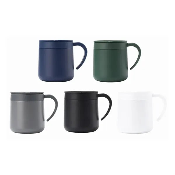Stainless Steel Insulated Coffee Mug with Handle