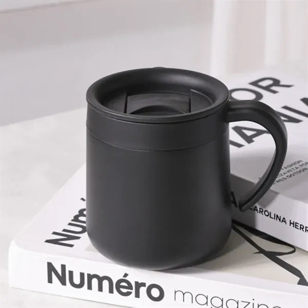 Stainless Steel Insulated Coffee Mug with Handle