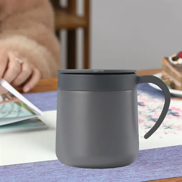 Stainless Steel Insulated Coffee Mug with Handle