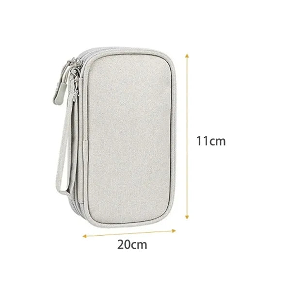 Portable Electronics Organizer Cable Bag