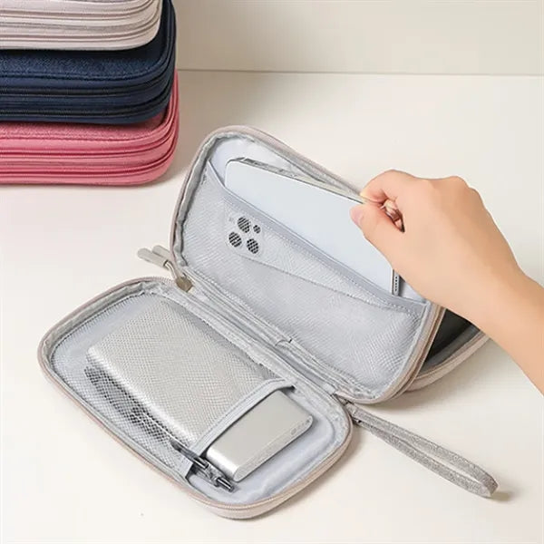 Portable Electronics Organizer Cable Bag