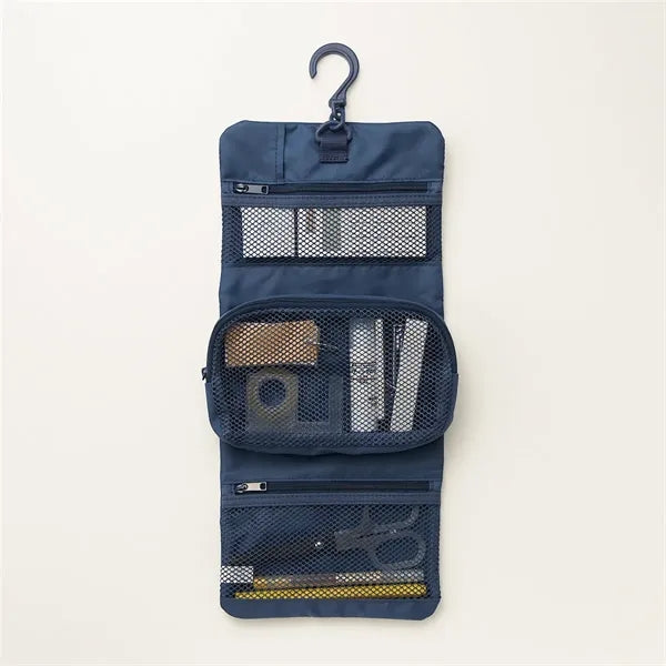 Hanging Compact Hygiene Bag with 4 Compartments Foldable