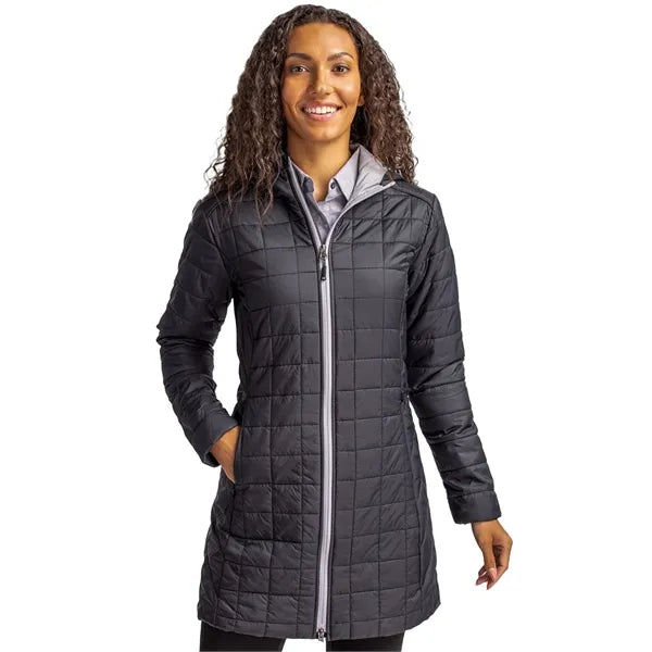 Cutter & Buck Rainier Recycled Insulated Puffer Womens Fu...