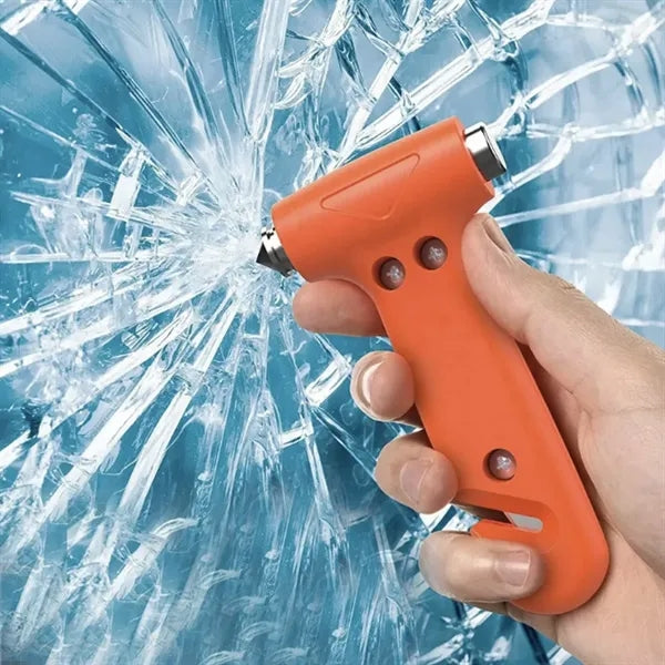 Emergency Car Window Breaker with Seatbelt Cutter