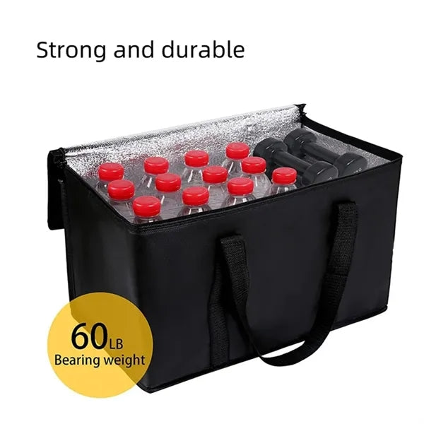 Insulated Cooler Bag and Food Warmer for Delivery