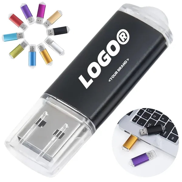 4GB USB Flash Drive Customizable Tech Gift