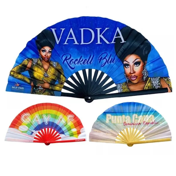 10.5 Inches Plastic Folding Fan