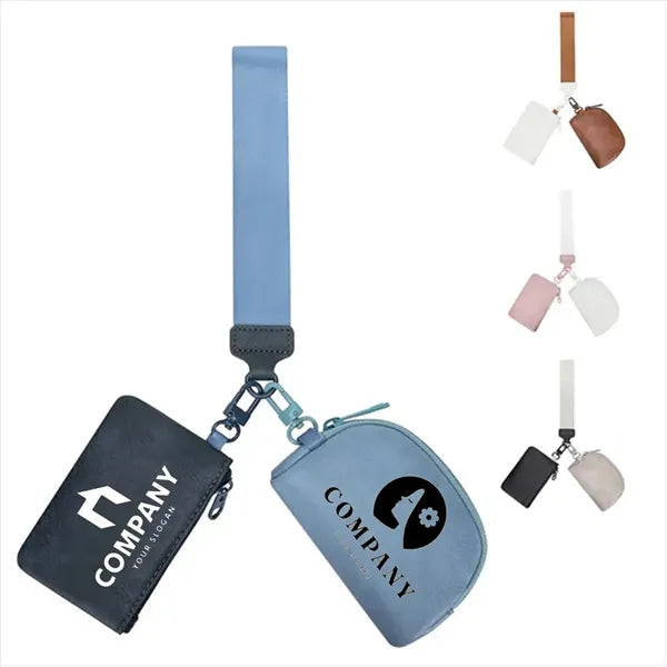 Multi-Functional Wristlet PU Mini Wallet