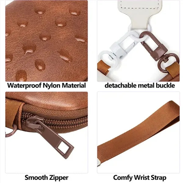 Multi-Functional Wristlet PU Mini Wallet