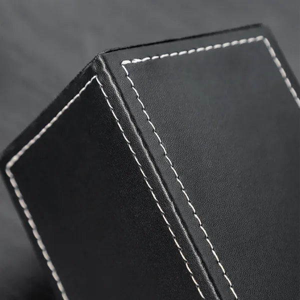 Leather Desktop Pencil Holder For Office And School Use