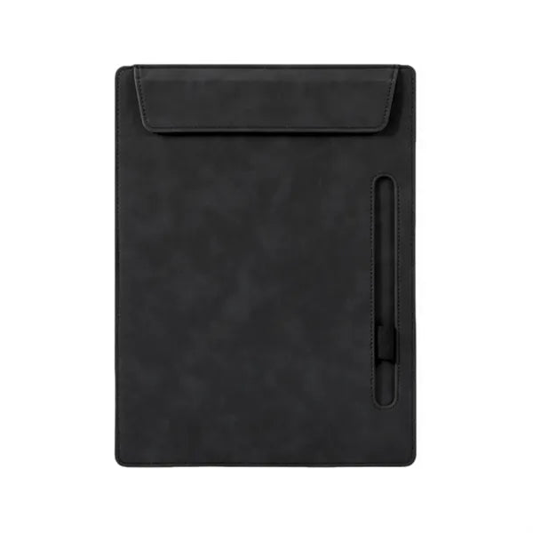A4 Leather Document Folder With Writing Pad And Pen Holder