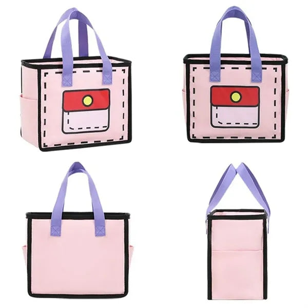 Dopamine Lunch Box Bag Cartoon Women Kids
