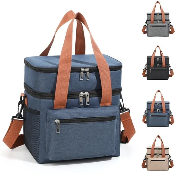 Men's Double Compartment Lunch bag