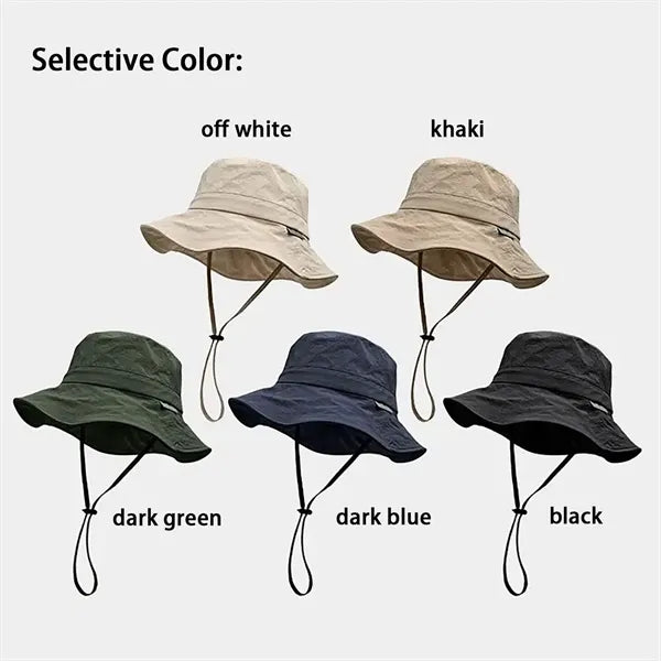 UPF50+ Unisex Summer Quick Dry Outdoor Fisherman Hat