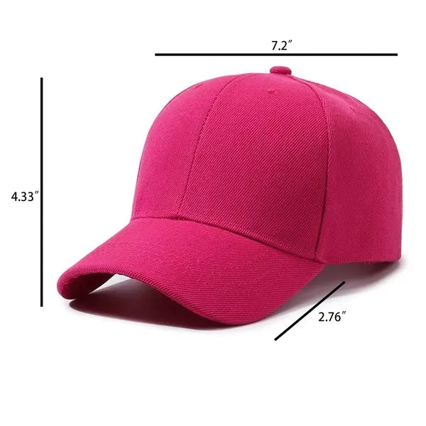 Embroidered Baseball Cap Adjustable Sun Outdoor Hat