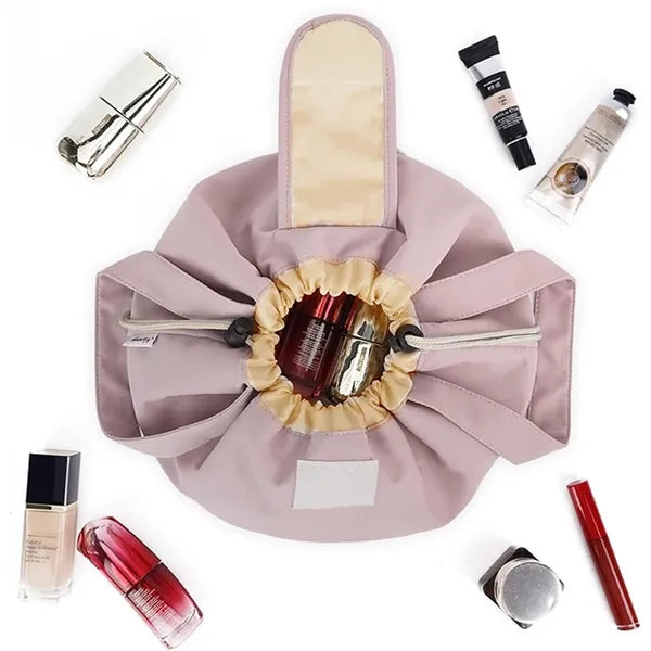 Drawstring Makeup Bag Large Cosmetic Organizer