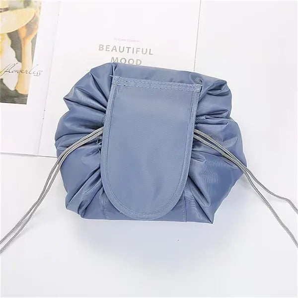 Black Large Drawstring Makeup Bag