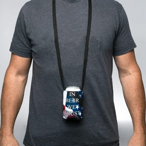 Can Sleeve with Adjustable Shoulder Strap