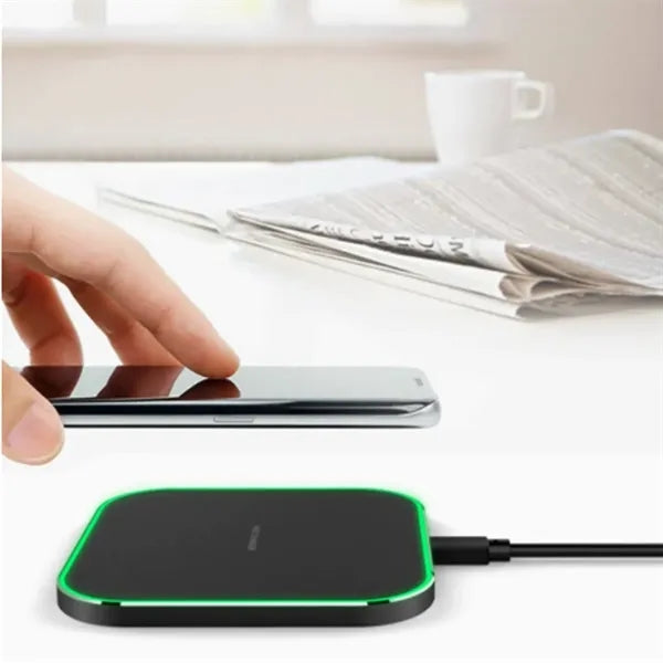 15W Ultra-Thin Wireless Charger with LED